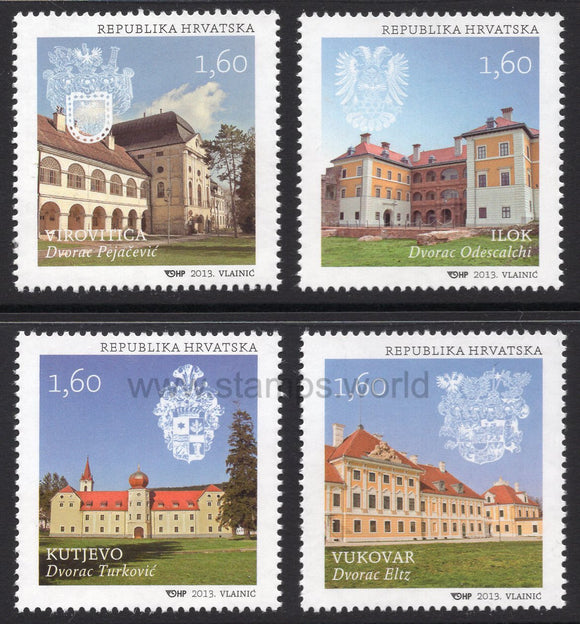 Croatia. 2013 Castles of Croatia. MNH