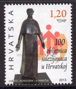Croatia. 2013 100th Anniversary of Salesians in Croatia. MNH