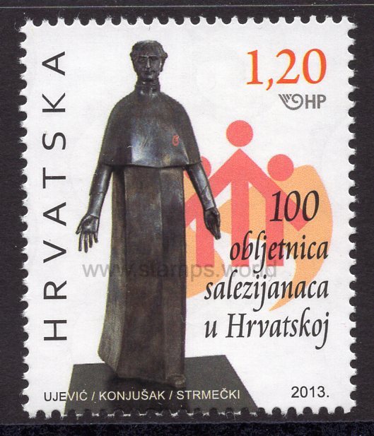 Croatia. 2013 100th Anniversary of Salesians in Croatia. MNH
