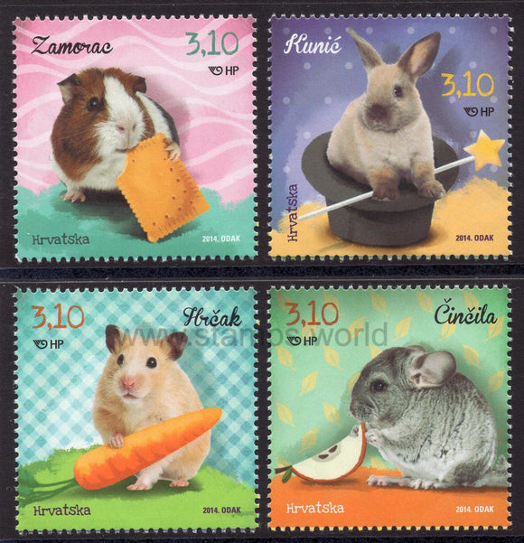Croatia. 2014 Children's World. Pets. MNH