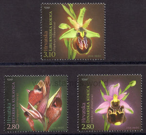 Croatia. 2014 Croatian Flora. Endem Orchids. MNH