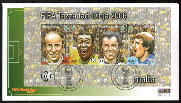 Malta. 2006 FIFA World Cup. Germany 2006. FDC