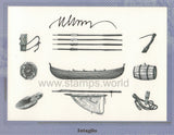 Faroe Islands. 2013 The Faroese boat. Folder with 3 Minisheets. MNH