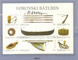 Faroe Islands. 2013 The Faroese boat. Folder with 3 Minisheets. MNH