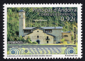 Andorra Spanish. 2014 Radio Andorra. MNH