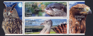 Spain. 2014 Protected Fauna. MNH