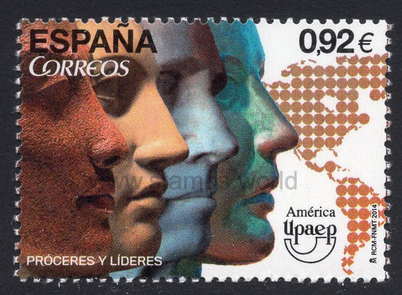 Spain. 2014 PUASP (Postal Union of the Americas, Spain and Portugal). MNH