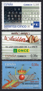Spain. 2014 Anniversaries. MNH