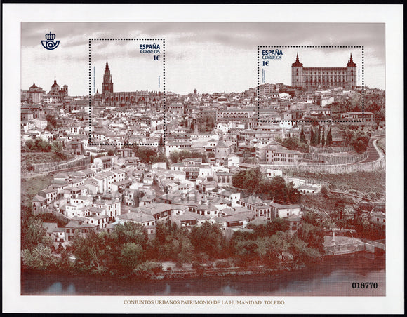 Spain. 2014 UNESCO. Urban World Heritage Sites. Toledo. MNH
