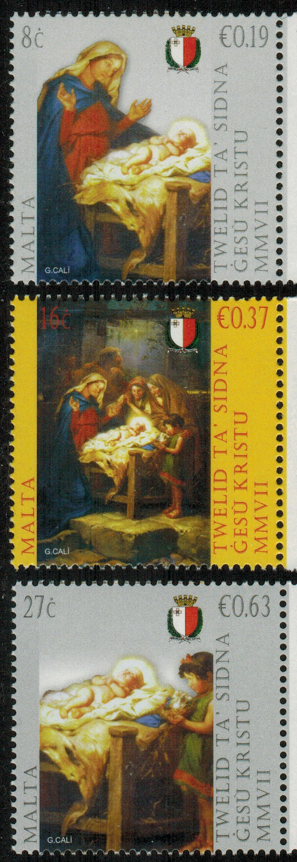 Malta. 2007 Christmas. MNH