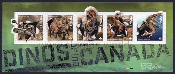 Canada. 2015 Dinos of Canada. MNH