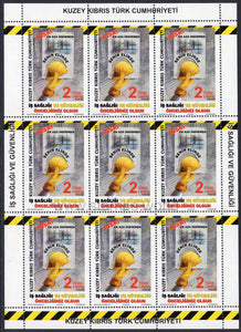 Cyprus Turkish. 2018 Safety at work. MNH