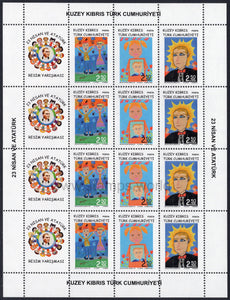 Cyprus Turkish. 2019 April 23 and Ataturk. MNH