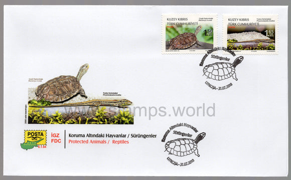 Cyprus Turkish. 2018 Protected Animals. FDC