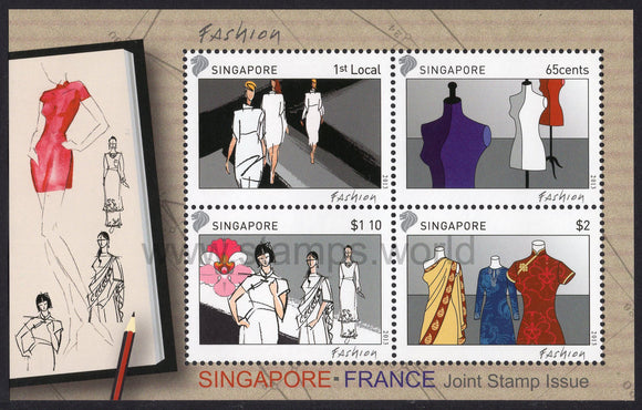 Singapore. 2013 Fashion. MNH