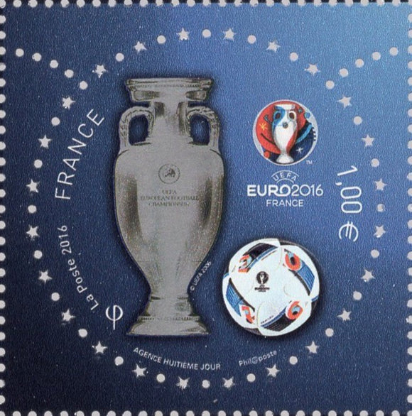 France. 2016 UEFA. EURO 2016. MNH