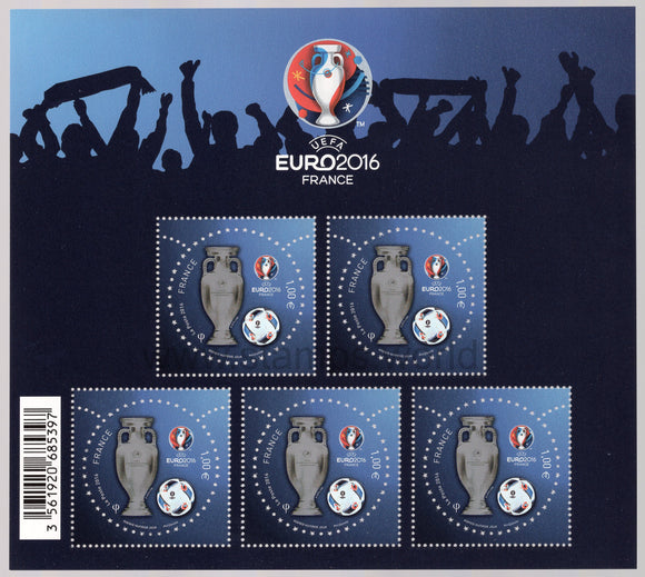 France. 2016 UEFA. EURO 2016. MNH