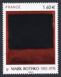 France. 2016 Mark Rothko. MNH