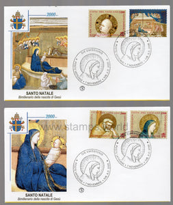 Vatican. 2000 Christmas. FDC