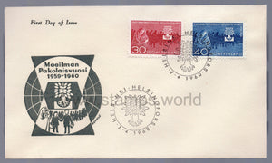 Finland. 1960 World Refugee Year. FDC