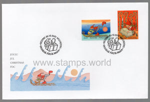 Finland. 2001 Christmas. FDC