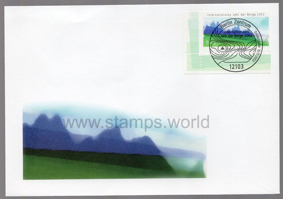 Germany. 2002 International Year of Mountains. FDC