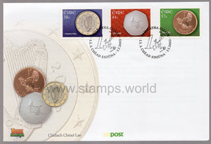 Ireland. 2002 Introduction of Euro. FDC