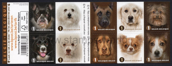 Belgium. 2014 Dogs. Booklet. MNH
