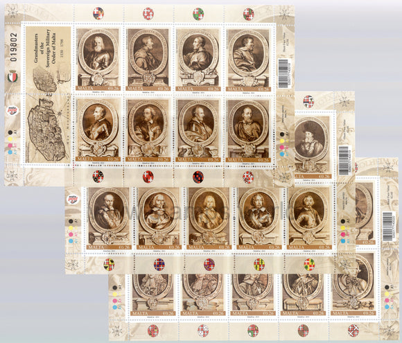 Malta. 2014 Grandmasters of the Sovereign Military Order of Malta. MNH