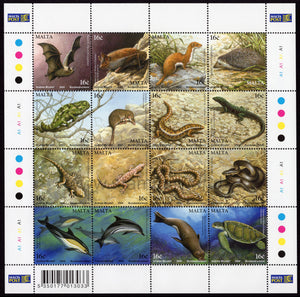 Malta. 2004 Mammals and Reptiles. MNH