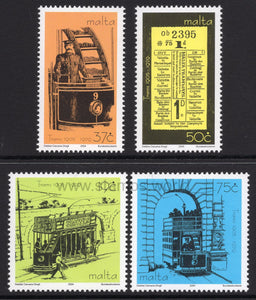 Malta. 2004 Trams. MNH