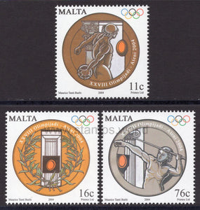 Malta. 2004 Olympic Games. Athens. MNH