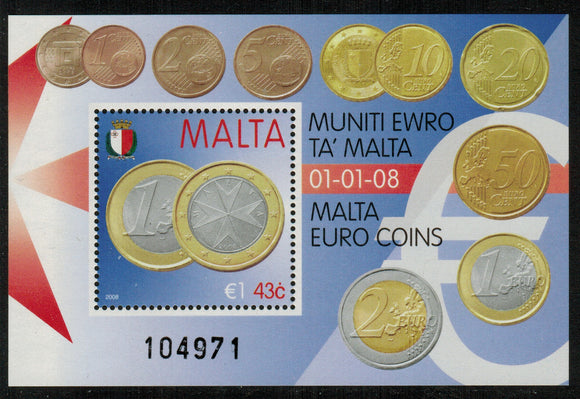 Malta. 2008 Malta Euro Coins. MNH
