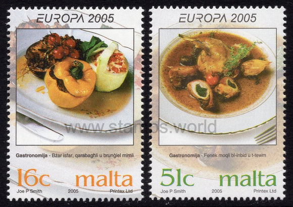 Malta. 2005 Europa. Gastronomy. MNH