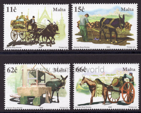 Malta. 2005 Equines. MNH