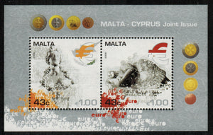 Malta. 2008 Adoption of the Euro. MNH