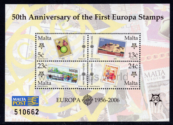 Malta. 2006 50th Anniversary of the First Europa Stamps. MNH