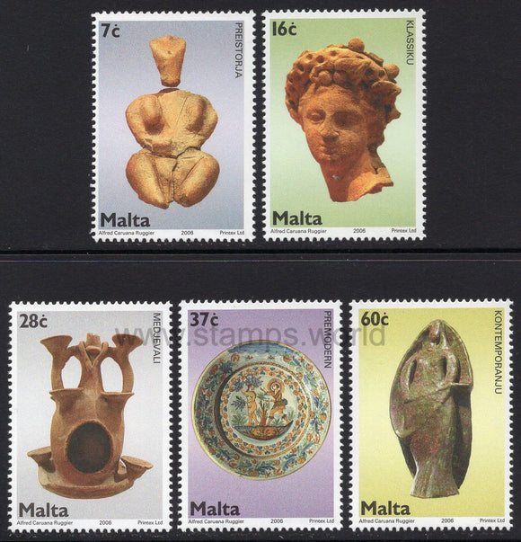 Malta. 2006 Ceramics in Maltese Collections. MNH
