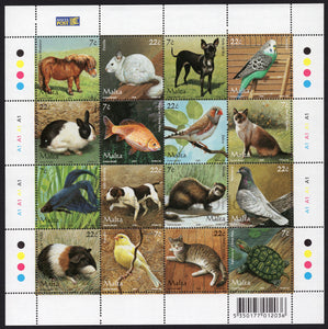 Malta. 2006 Domestic Pets. MNH