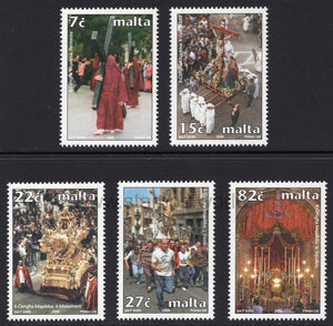 Malta. 2006 Holy Week Traditions. MNH