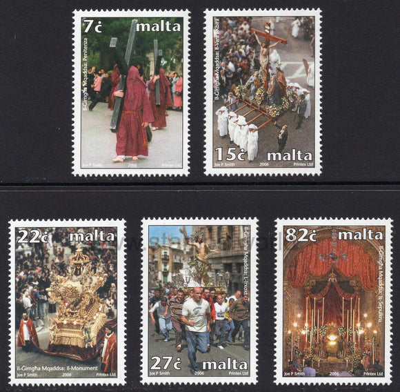 Malta. 2006 Holy Week Traditions. MNH