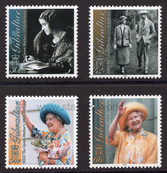Gibraltar. 2000 Queen Mother's 100th Birthday. MNH