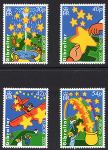 Gibraltar. 2000 Europa. Tower of Six Stars. MNH