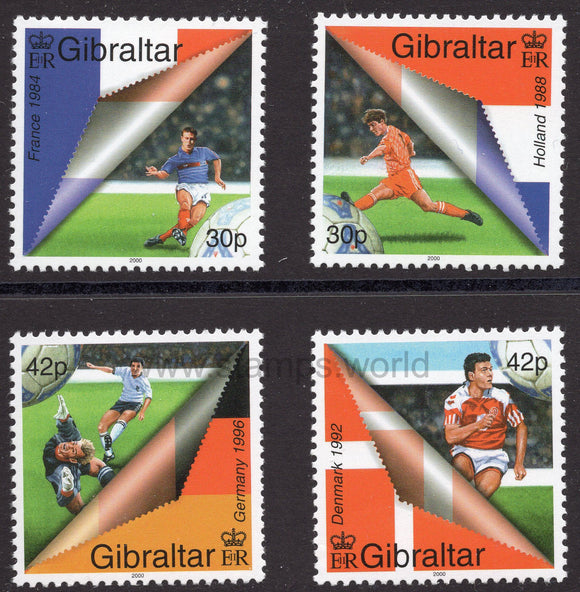 Gibraltar. 2000 Tribute to European Football. MNH