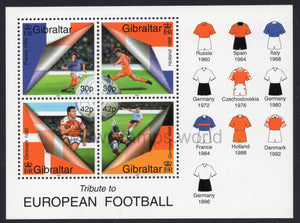 Gibraltar. 2000 Tribute to European Football. MNH