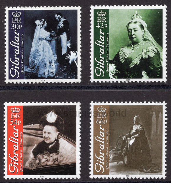Gibraltar. 2001 Queen Victoria Centenary. MNH