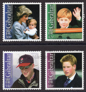 Gibraltar. 2002 Prince Harry's 18th Birthday. MNH