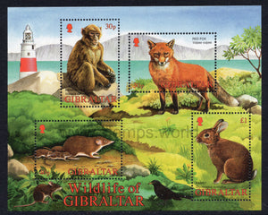 Gibraltar. 2002 Wildlife of Gibraltar. MNH