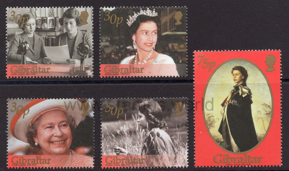 Gibraltar. 2002 Golden Jubilee of Queen Elizabeth II. MNH