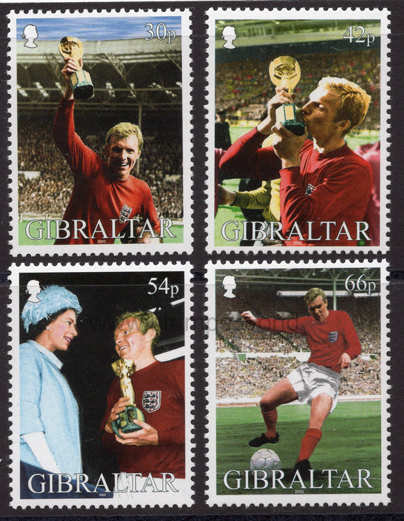 Gibraltar. 2002 Bobby Moore. MNH